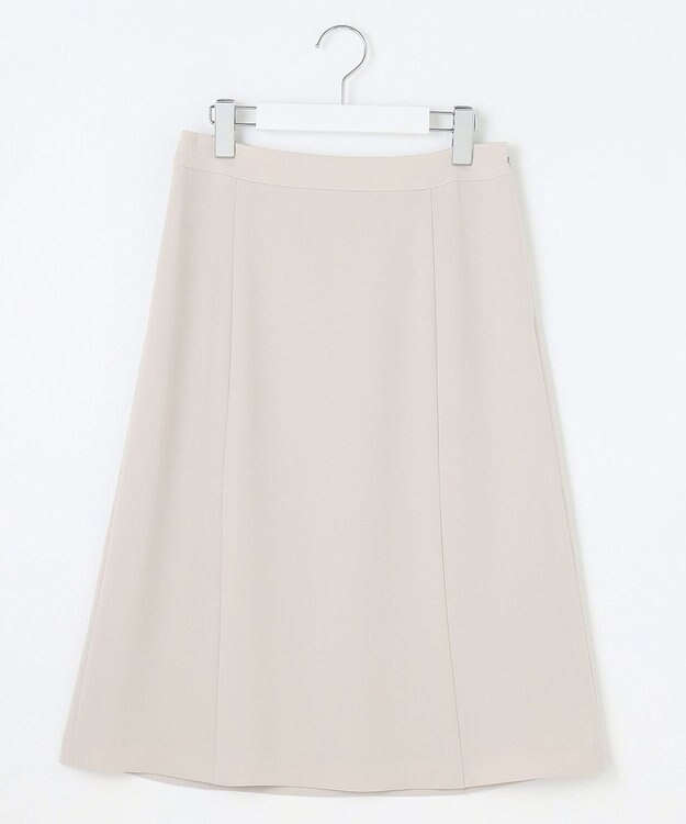 J.PRESS LADIES 【セットアップ対応・洗える】セラテリーダブルクロス フレアー スカート グレージュ系