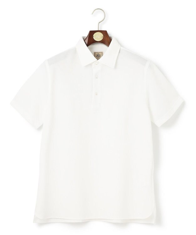 J.PRESS MEN 【ビジネス対応 / 吸水速乾】カノコインレイ ポロシャツ ホワイト系