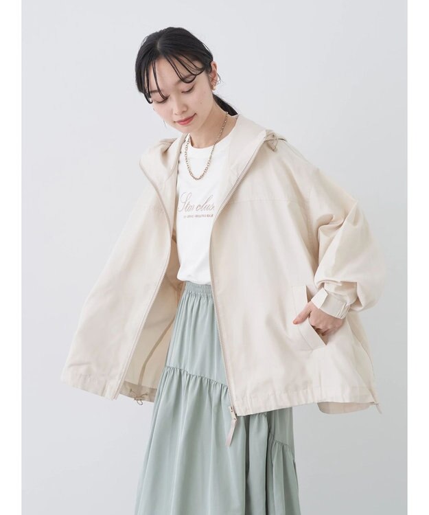 earth music&ecology スポーティーブルゾン Cream