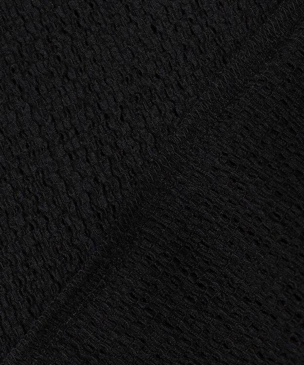 J.PRESS LADIES 【冷房対策に】レーシー カーディガン ブラック系