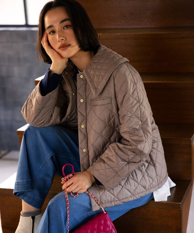 組曲 ストレッチ天竺ティアード ロングＴシャツ アイボリー系