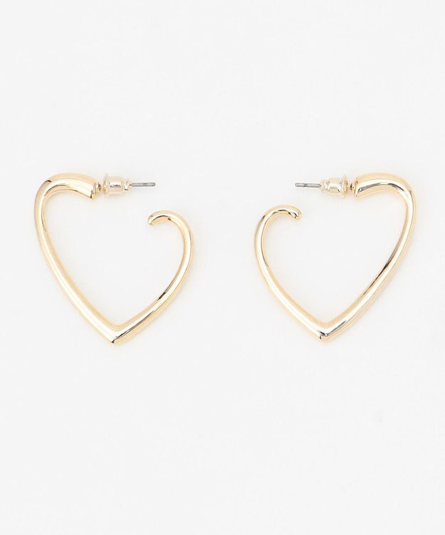 23区 【WEB限定】ハートピアス ゴールド系