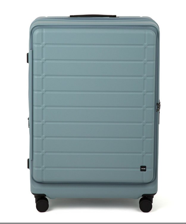 ACE BAGS & LUGGAGE ACE エスカレラ スーツケース 87L 完全フロントオープン 05653 エース アッシュブルー