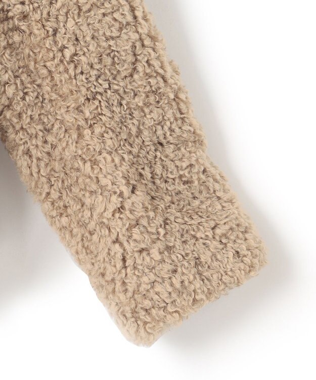 23区 ECOPEL プードルファー ジャケット ベージュ系