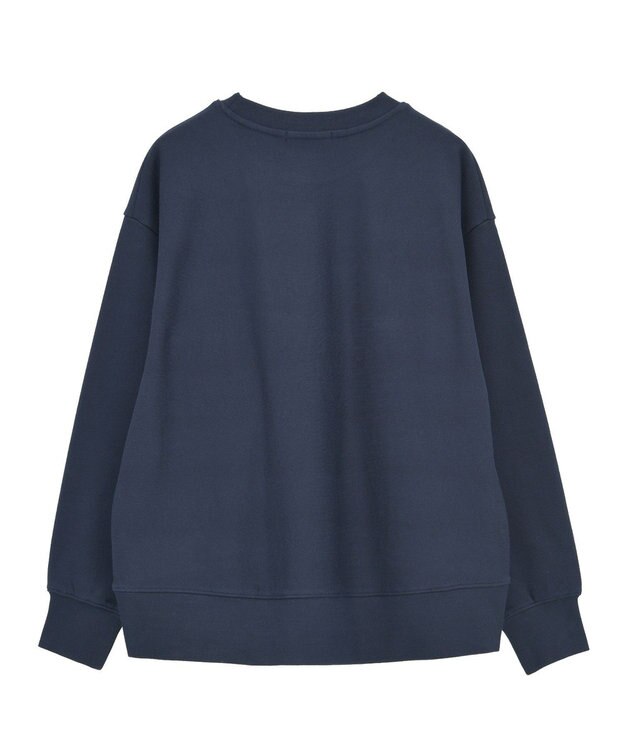 AMERICAN HOLIC Fairfield フロッキースウェットプルオーバー Navy