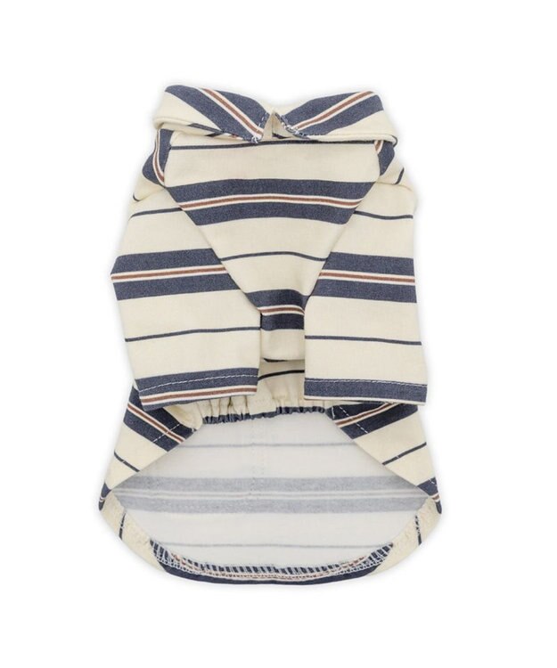 PET PARADISE ペットパラダイス  ペティヒー ト Tシャツ 《マルチボーダー 》中型犬 大型犬 ベージュ×グレー