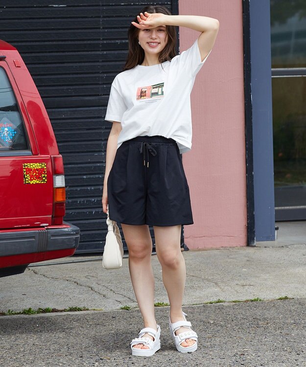 Feroux ヴィンテージフォトプリント Tシャツ ホワイト系