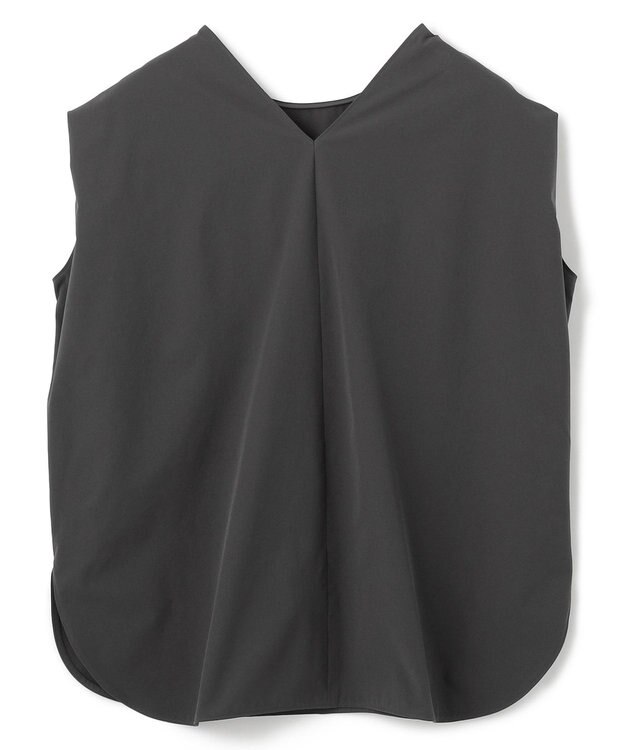 UNFILO FINE MOVE コクーンブラウス チャコール