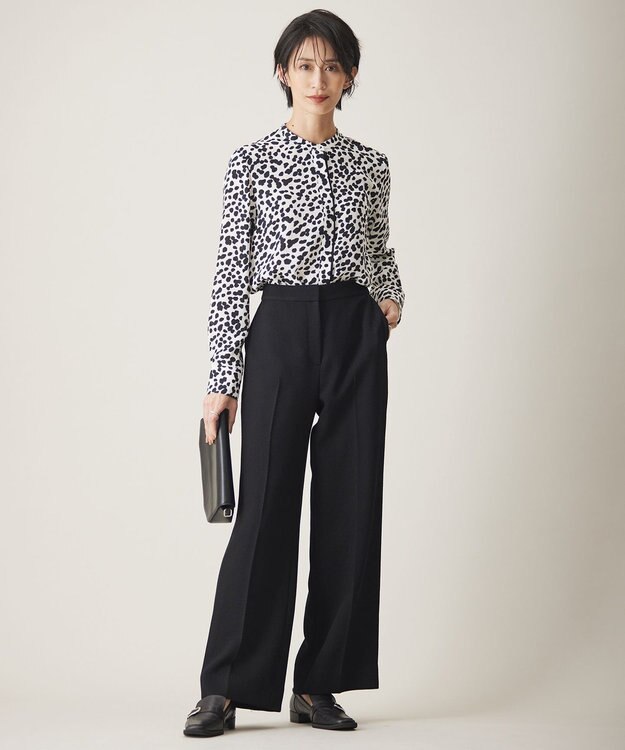 ICB ヘビーカルゼ ワイドストレートパンツ ブラック系