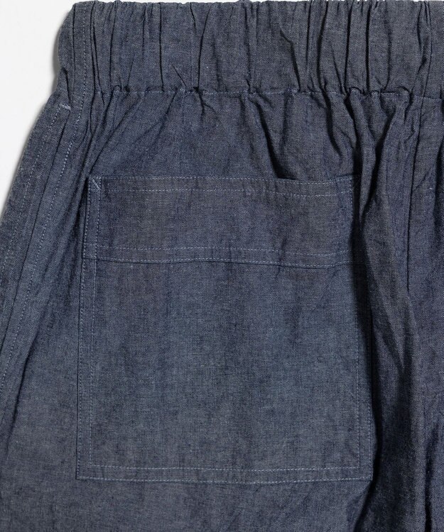 LENO DUNGAREES EASY PANTS《UNISEX》/ ダンガリーイージーパンツ INDIGO