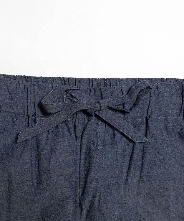 LENO DUNGAREES EASY PANTS《UNISEX》/ ダンガリーイージーパンツ INDIGO