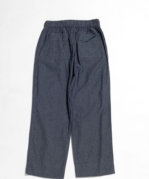 LENO DUNGAREES EASY PANTS《UNISEX》/ ダンガリーイージーパンツ INDIGO