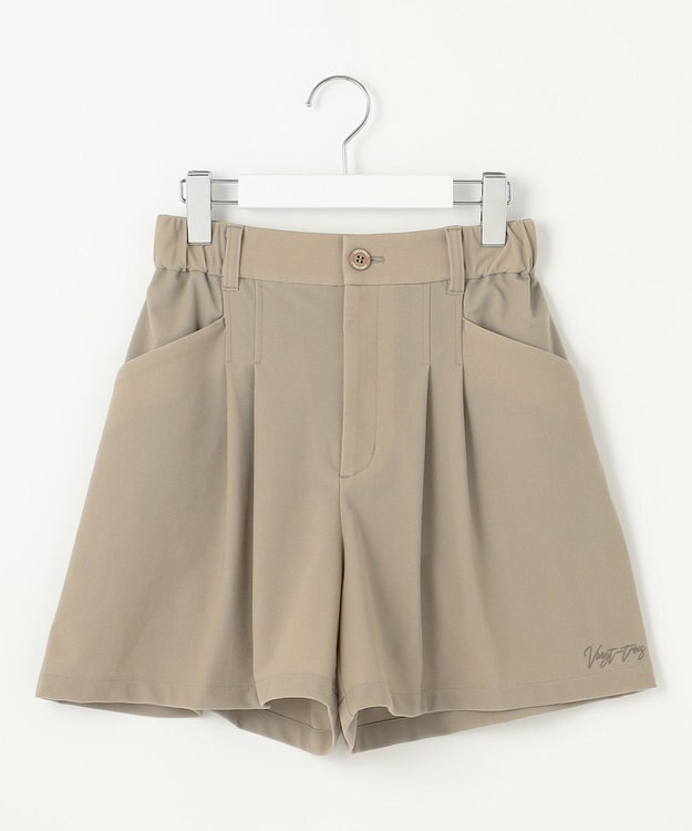 23区GOLF 着用動画あり【辻梨恵プロ着用】機能に優れた新素材「AIR TOOL」キュロットショーツ ベージュ系