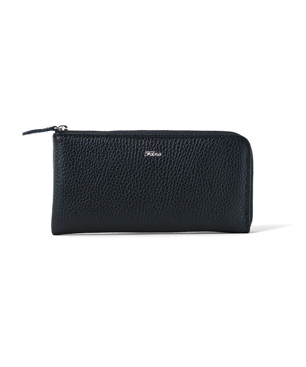 FOLNA RD アドリアレザー スマートLファスナー長財布 ブラック