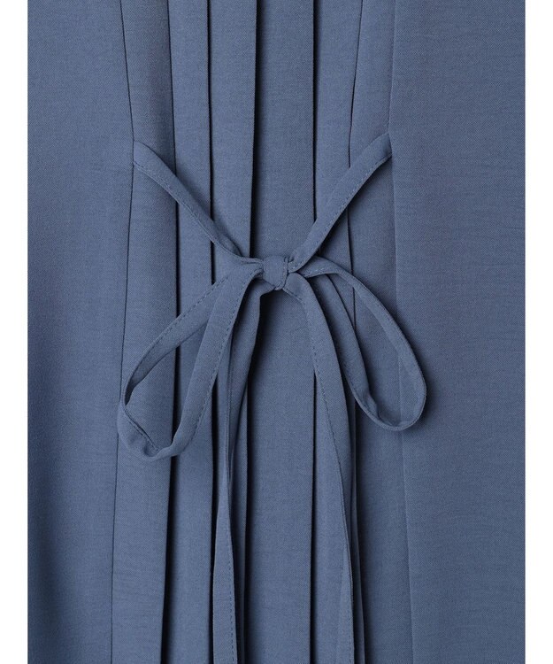 Green Parks ・ＥＬＥＮＣＡＲＥ　ＤＵＥ　バックプリーツブラウス Blue