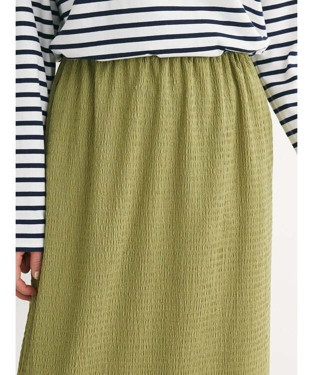 Green Parks カットＪＱＩラインスカート Green