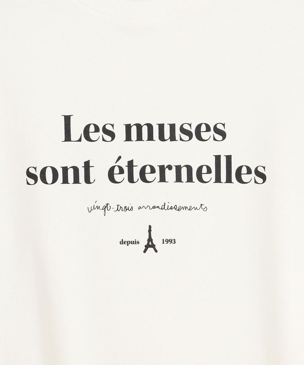 23区 【洗える】ミューズ ロゴTシャツ ホワイト系