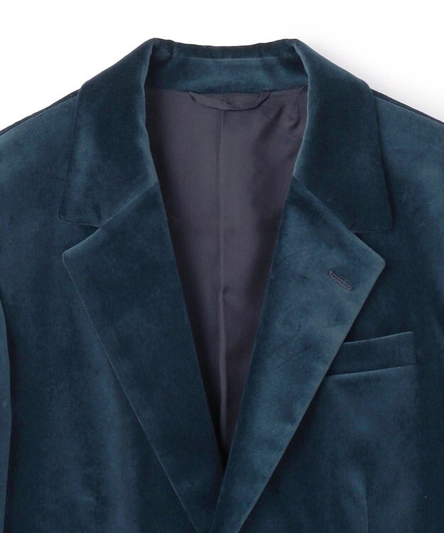 JOSEPH HOMME PONTOGLIO VELVET JACKET ダルブルー系