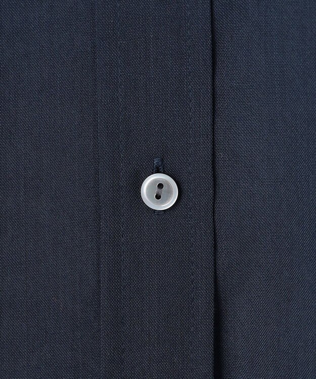 組曲 エアリーボイルシアー シャツ ネイビー系