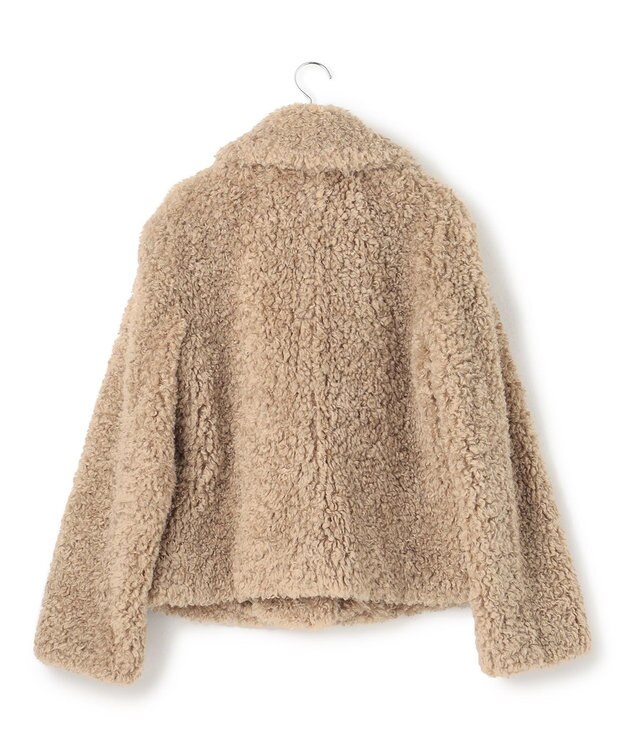 23区 ECOPEL プードルファー ジャケット ベージュ系