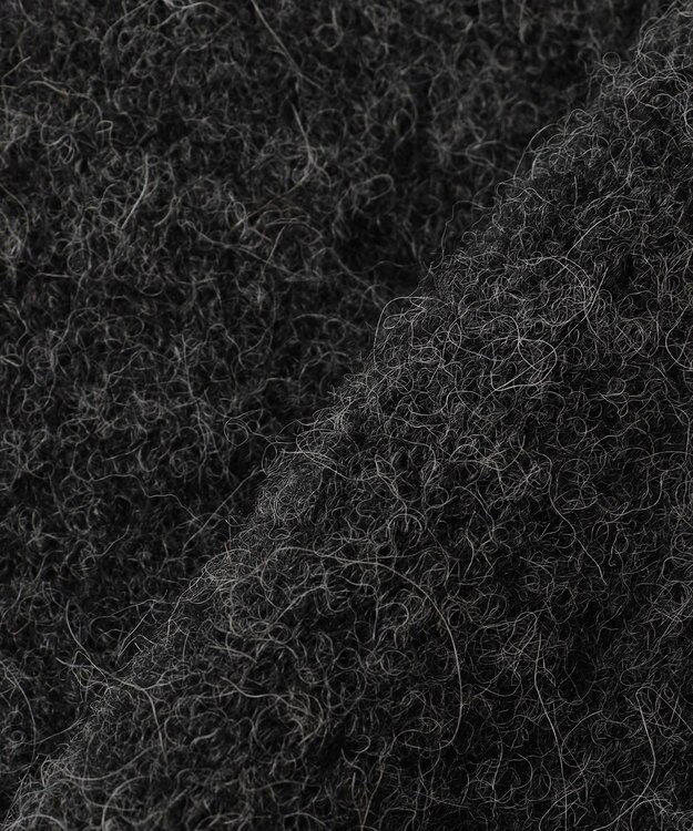 uncrave 【手洗い可】アルパカニット ワンピース（uncrave WHITE） チャコール