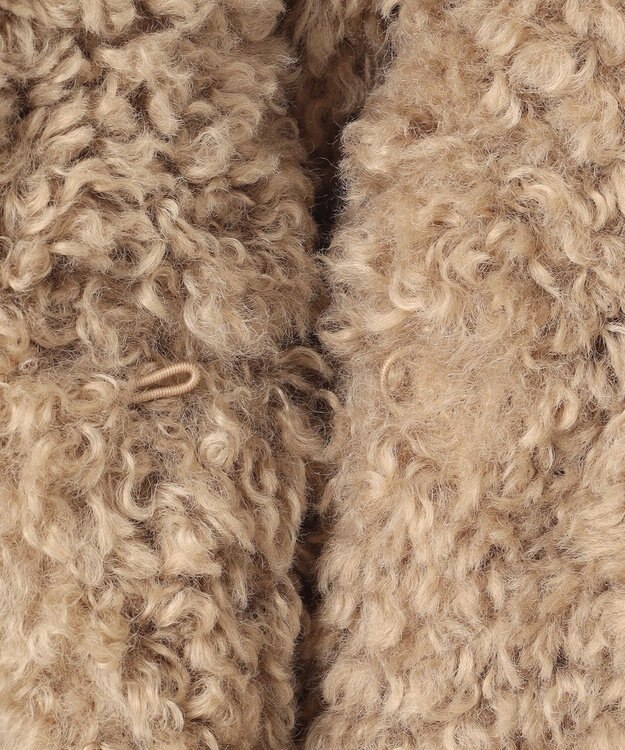 23区 ECOPEL プードルファー ジャケット ベージュ系