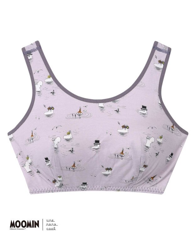 une nana cool 【ムーミン】MOOMIN × une nana ccol ナイトアップブラ PU