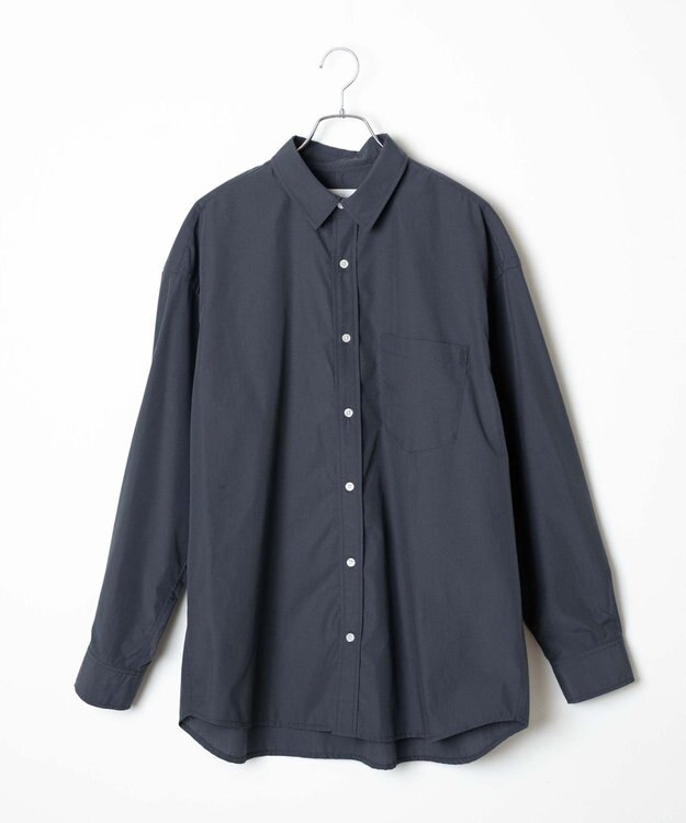 WEGO イージーケアブロードBIGシャツ ダークグレー