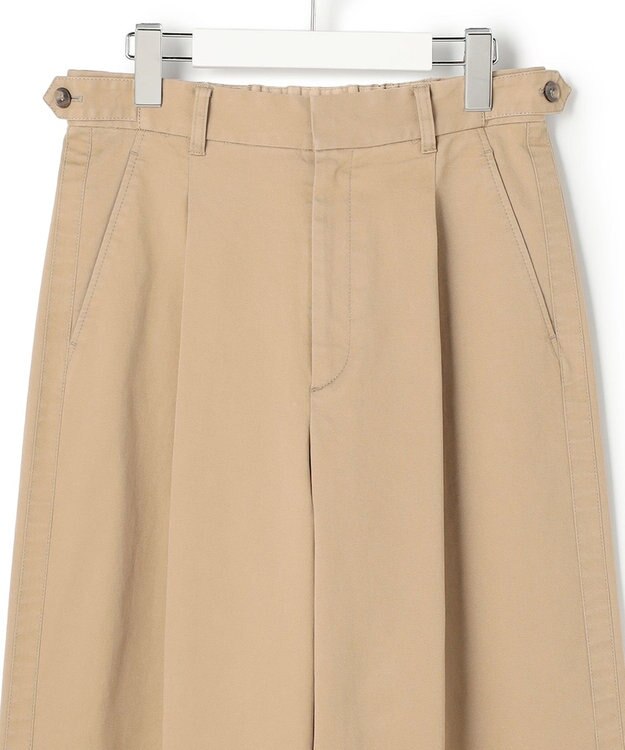 23区 S 【先行予約】ストレッチギャバ チノ ワイド パンツ ベージュ系