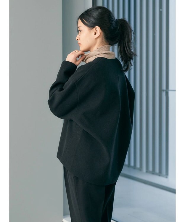 AMERICAN HOLIC 圧縮ポンチスキッパープルオーバー Black