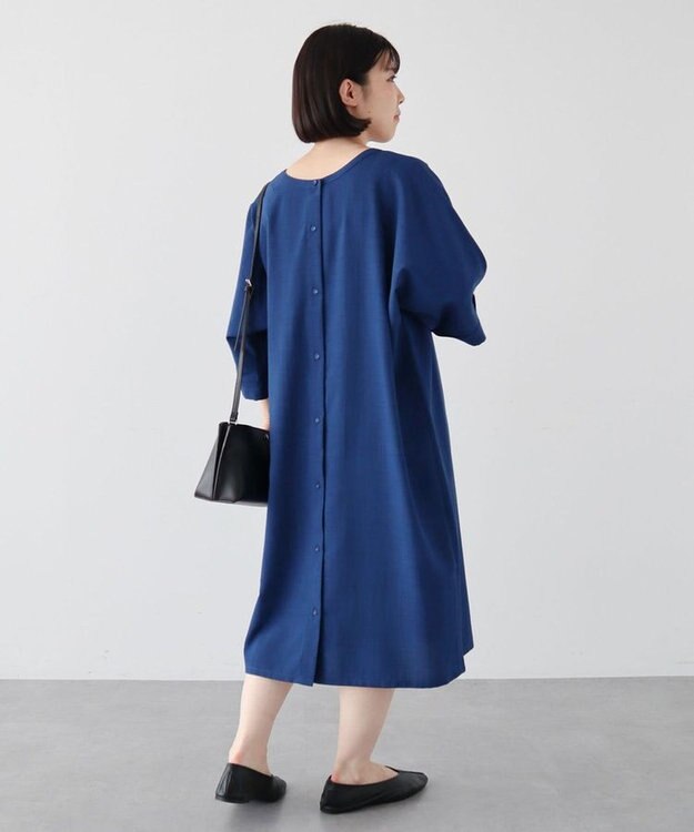 Green Parks ７分袖ロゴミニ裏毛トレＴＥＥ Blue