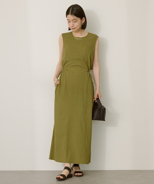 AMERICAN HOLIC バックホールドロストIラインワンピース【WEB限定カラー有り】 Khaki
