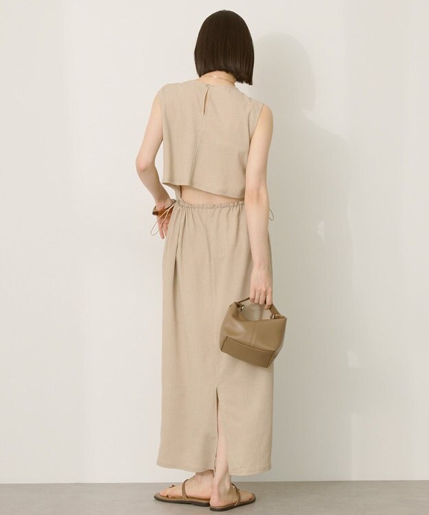 AMERICAN HOLIC バックホールドロストIラインワンピース【WEB限定カラー有り】 Beige