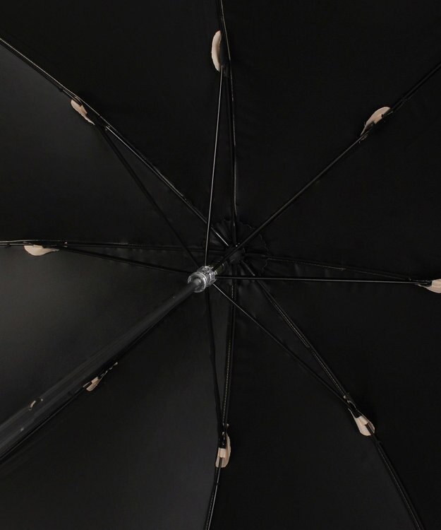 MOONBAT POLO RALPH LAUREN（ポロ ラルフローレン）晴雨兼用日傘 無地 刺繍 長傘 遮光率100％ 遮熱 UV キャメル