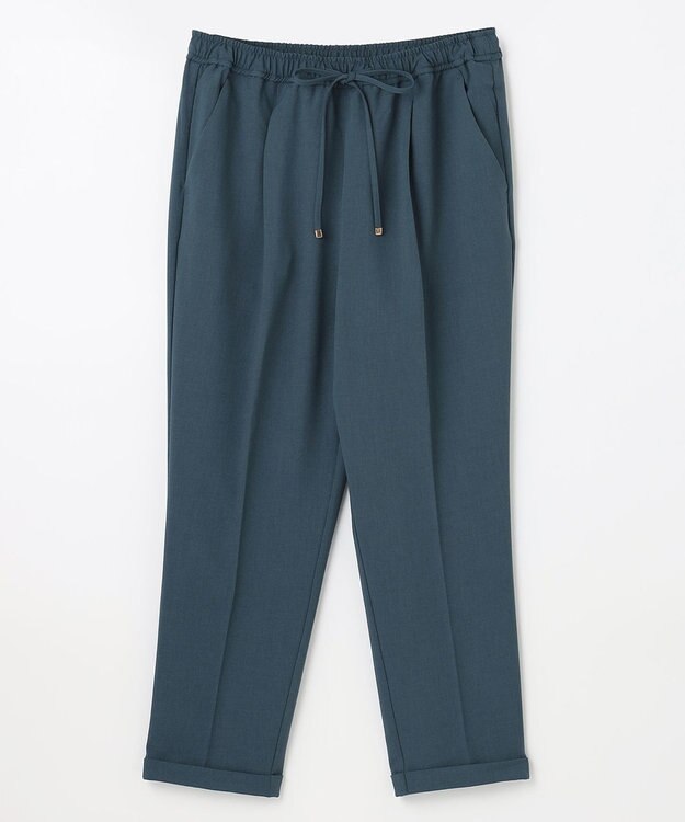 ANY 【接触冷感・UVケア】イージーケア美脚 パンツII ダルターコイズ