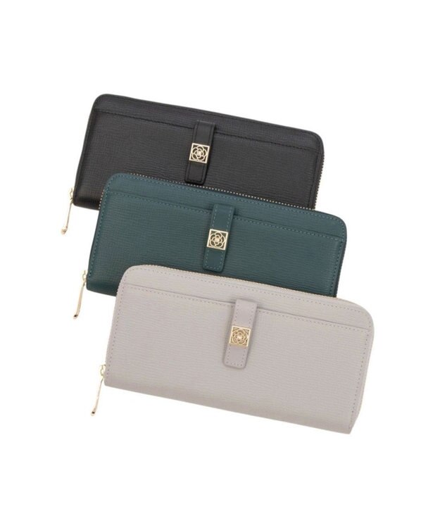 CLATHAS デフィ ラウンド長財布 ブラック