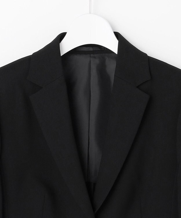 J.PRESS LADIES S 【リクルート対応】セラータカームスキン テーラード ジャケット ブラック系