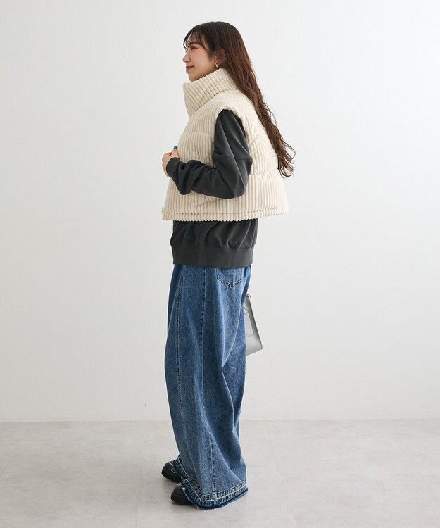 Green Parks ・ｓｗｉｎｇ　ｂｙ　ワイドコールベスト Off White