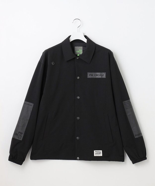 PW CIRCULUS 【軽撥水/ 伸縮性あり 】【MEN】コーチジャケット ブラック系
