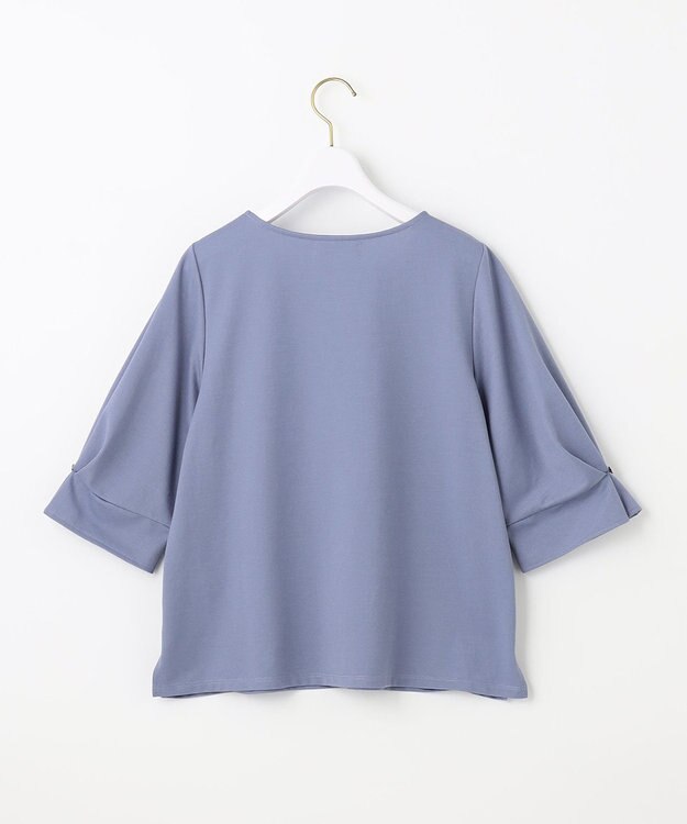 ANY SIS S 【接触冷感・UVカット】サカリバクルーネック プルオーバー ライトブルー