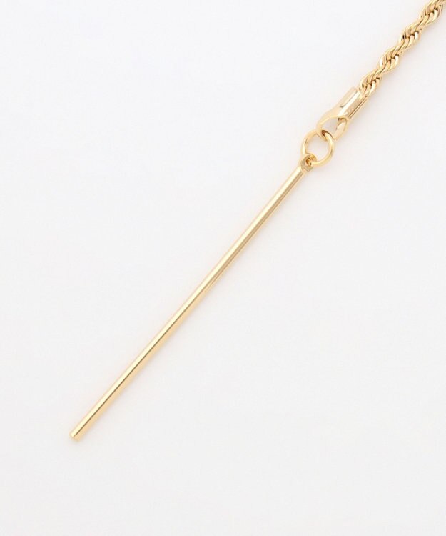 ANY 【長さ調節可能】ノットリングネックレス ライトゴールド