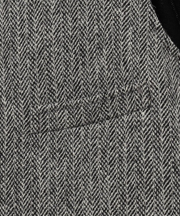 J.PRESS MEN 【LOVAT TWEED 】サドルベスト グレー系1