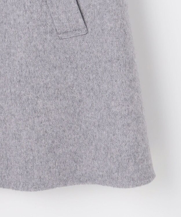 J.PRESS LADIES L ウールナイロンリバー テーラード コート ライトグレー系