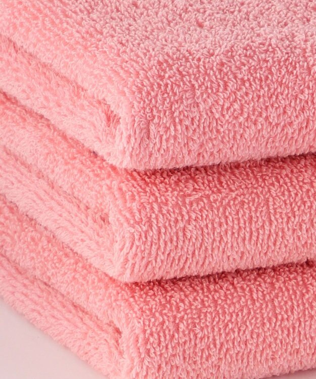 UCHINO 速乾からり　ビッグフェイスタオル　3枚セット ピンク