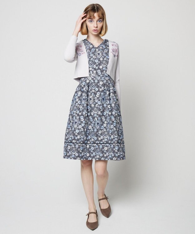 TOCCA 【洗える！】HOLLY HOCK BOLERO ボレロ アイボリー系