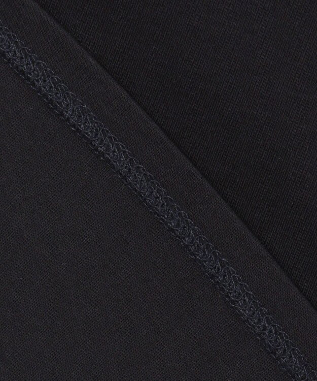 J.PRESS LADIES 【洗える】コットンスムース バック プリーツ カットソー ネイビー系