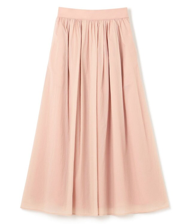 uncrave 【撥水・洗濯機洗い可】シアープルーフナイロン フレアスカート（uncrave STANDARD） ピンク