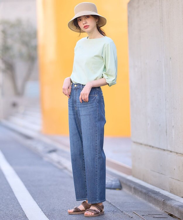 ANY 【WEB限定】シルケットスムース ツイストリーブプルオーバー ミント