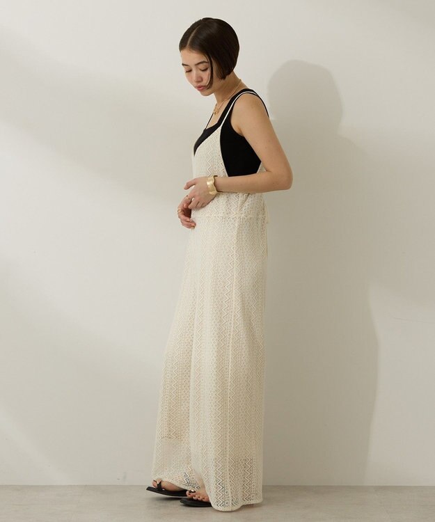 AMERICAN HOLIC レースキャミサロペット【WEB限定カラー有り】 Ivory