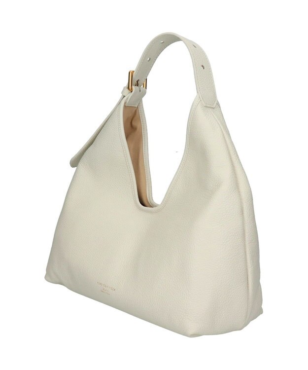 INTER-CHAUSSURES 【CHRISTIAN VILLA】ソフトルックストートバッグ オフホワイト